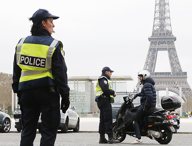 Paris: rodízio urbano Crédito: François Guillot, AFP