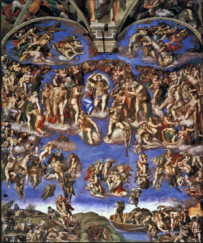 Juízo Final by Michelangelo Buonarrotti (1475-1564)