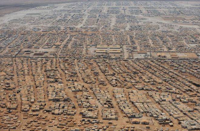 Campo de refugiados sírios, Zaatari, Jordânia